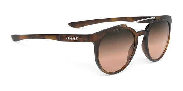 Rudy Project Astroloop Sunglasses | Size 52 / Demi Turtle / Brown DEG VLT 14.0%