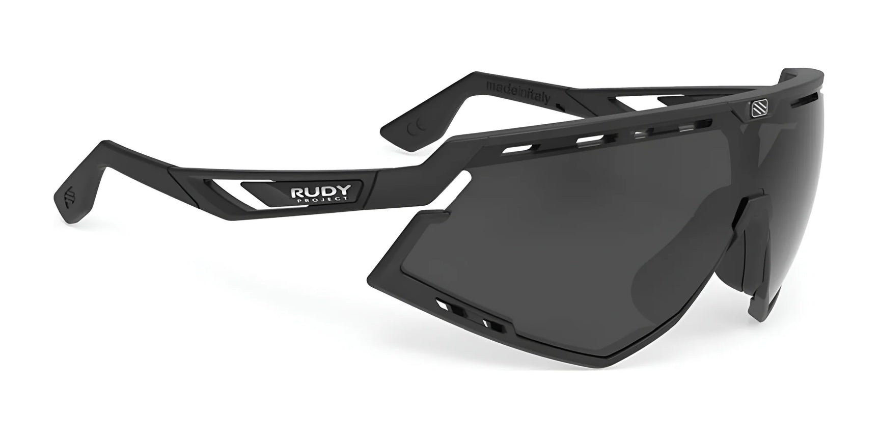 Rudy Project Defender Sunglasses Smoke Black / Matte Black w/ Black Bumpers Rudy Project Defender Sunglasses Smoke Black / Matte Black w/ Black Bumpers