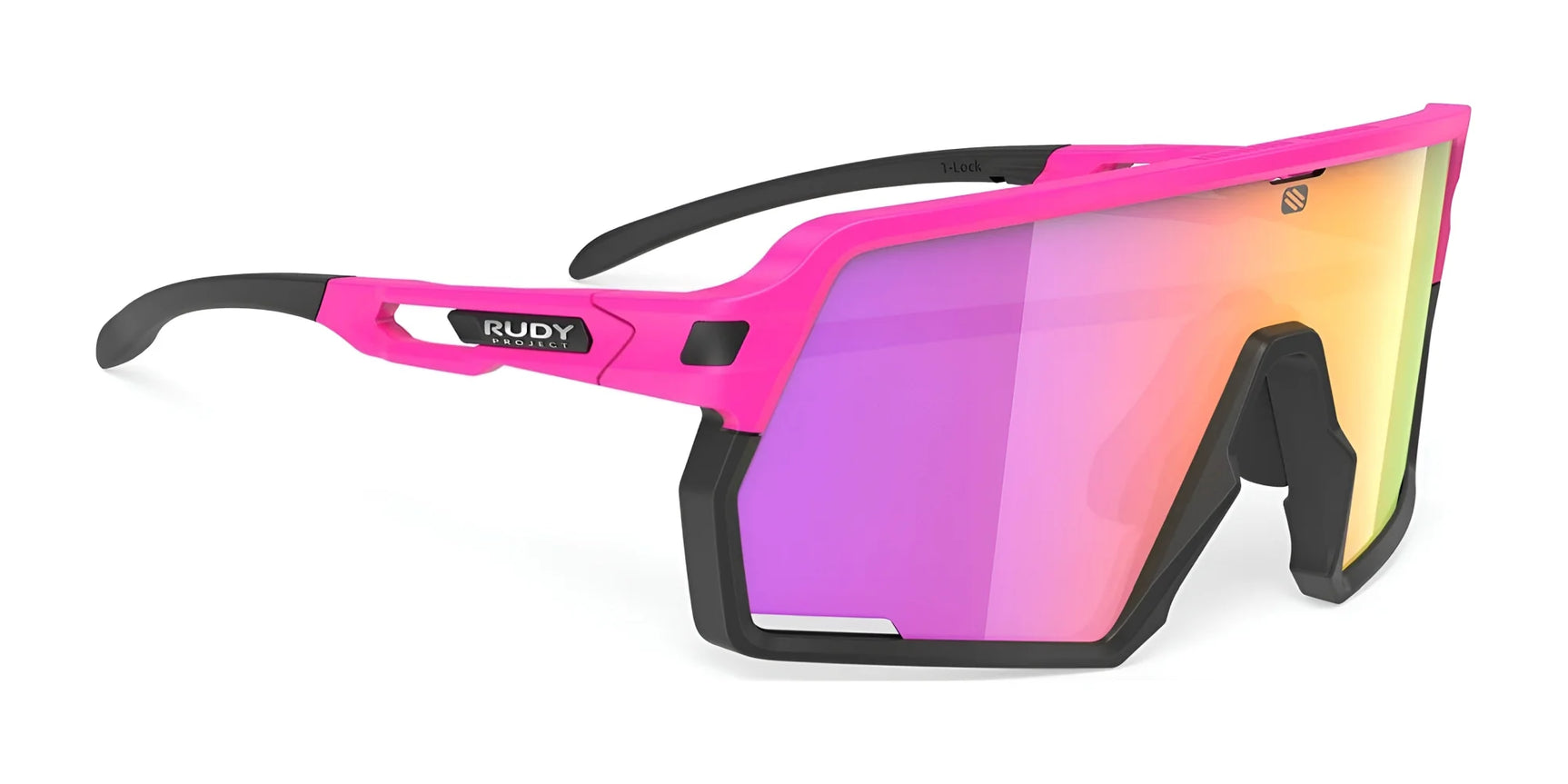 Rudy Project Kelion Sunglasses Multilaser Sunset / Pink Fluo Matte Rudy Project Kelion Sunglasses Multilaser Sunset / Pink Fluo Matte