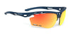 Rudy Project Propulse Sunglasses | Size 75 / Navy Blue Matte / Multilaser Orange VLT 13.0%