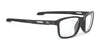 Rudy Project Pulse 53 Eyeglasses | Size 53 / Black Gloss & Black Tips