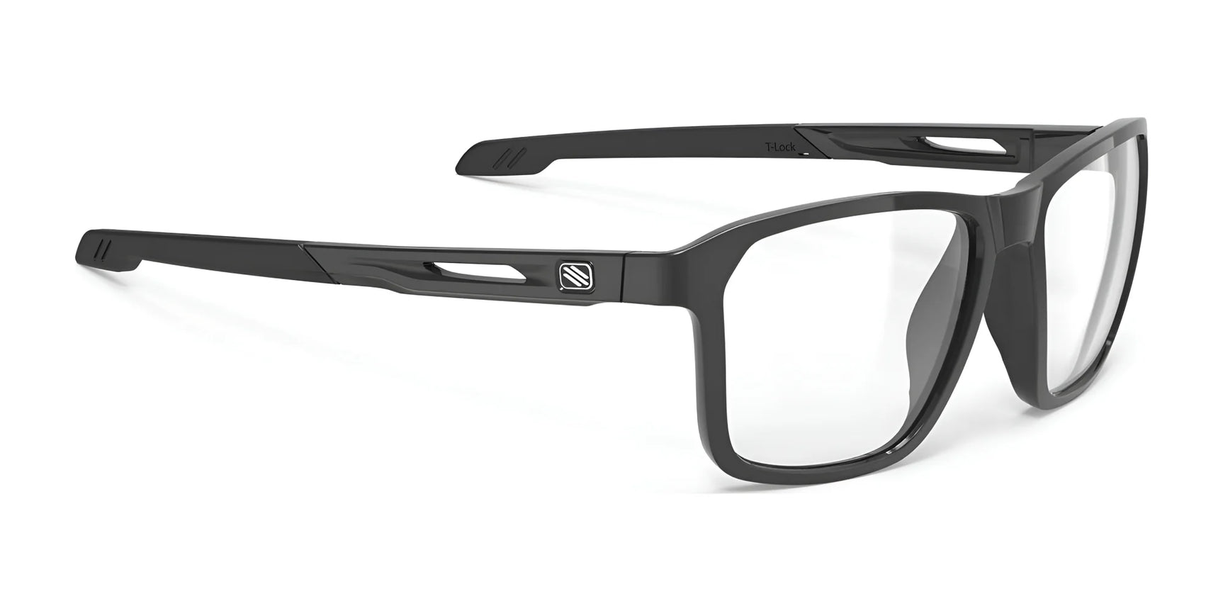 Rudy Project Pulse 54 Eyeglasses / Black Gloss & Black Tips Rudy Project Pulse 54 Eyeglasses / Black Gloss & Black Tips