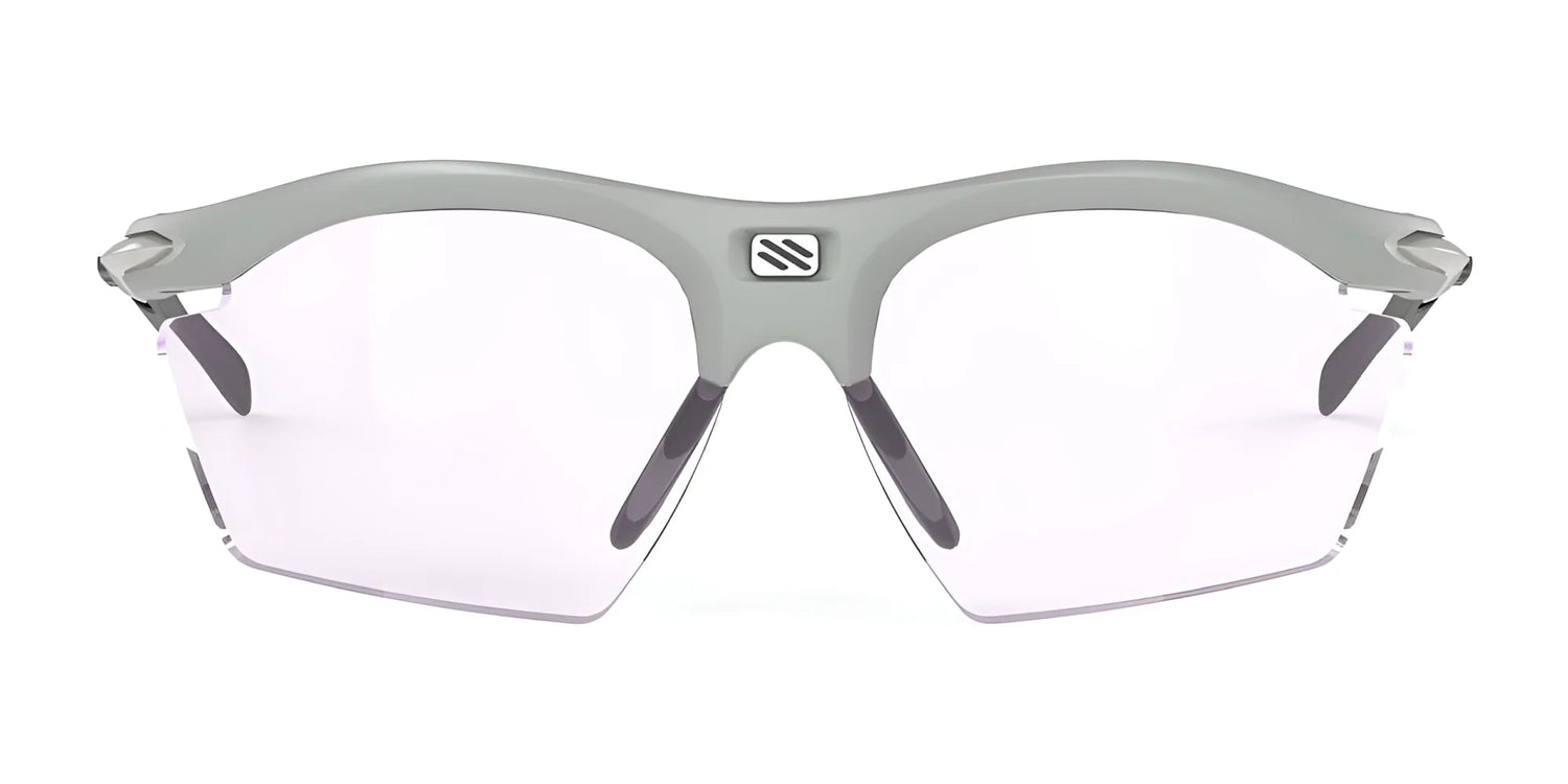 Rudy Project Rydon Slim Sunglasses offer a sleek design with gray frames, clear lenses, and UV protection. Rudy Project Rydon Slim Sunglasses offer a sleek design with gray frames, clear lenses, and UV protection.