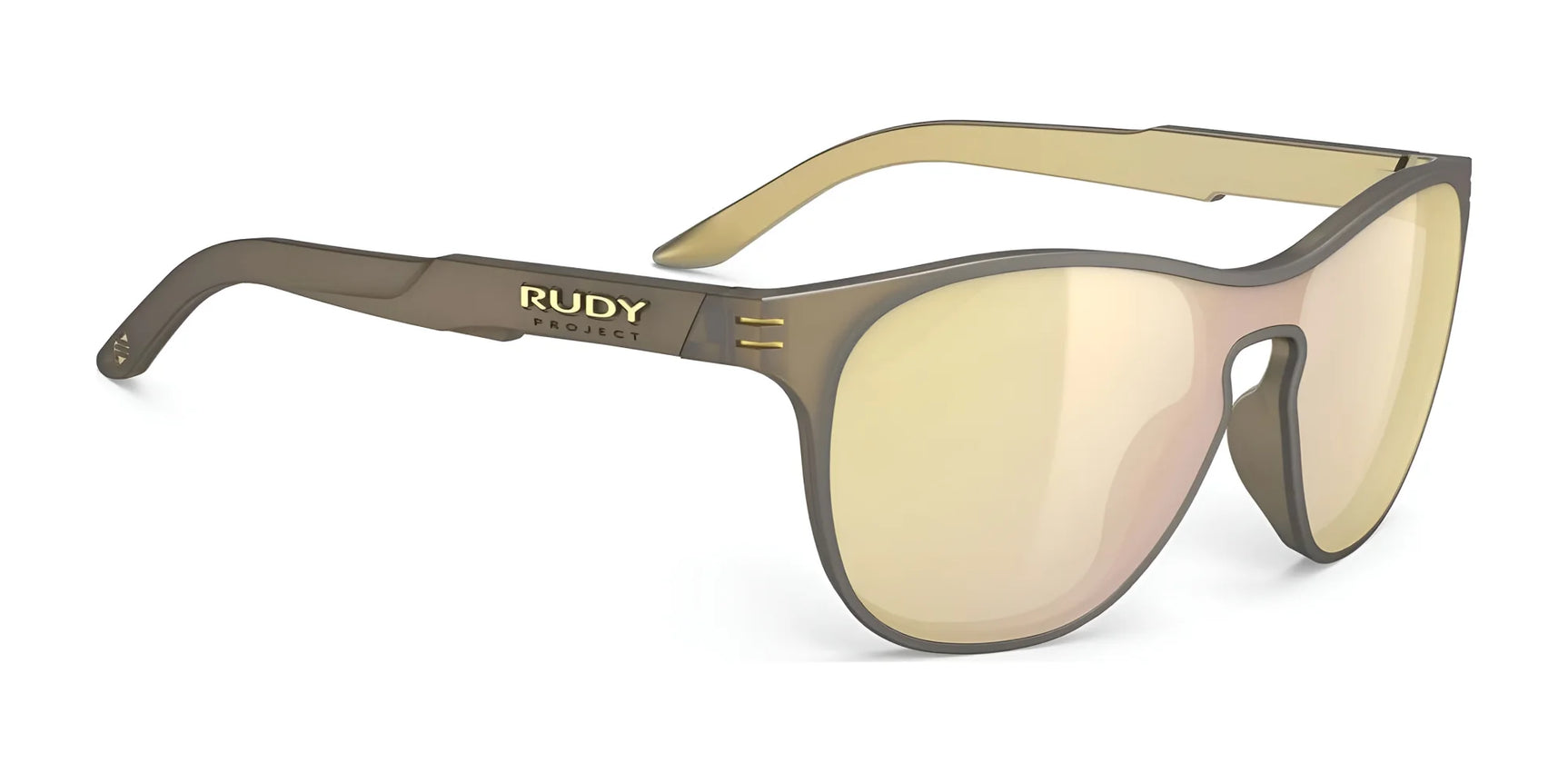 Rudy Project Soundshield Sunglasses Multilaser Gold / Ice Gold Matte Rudy Project Soundshield Sunglasses Multilaser Gold / Ice Gold Matte