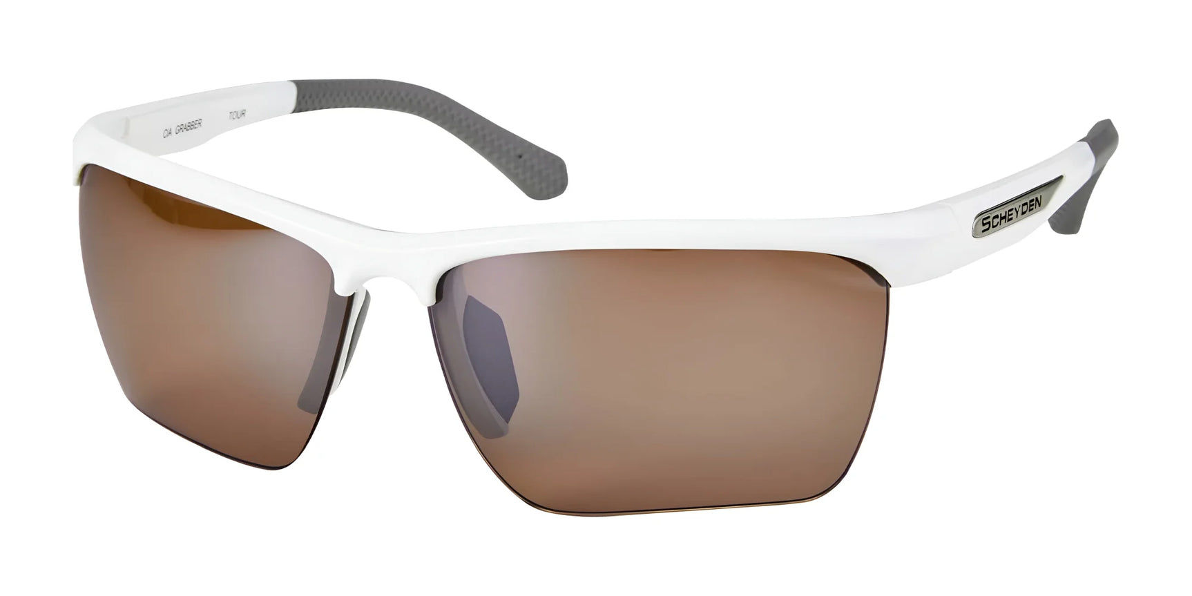 Scheyden CIA GRABBER SMALL Sunglasses White & LT16 Bronze (Non-Polar / Razor Sharp Resin) Scheyden CIA GRABBER SMALL Sunglasses White & LT16 Bronze (Non-Polar / Razor Sharp Resin)