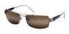 Scheyden MUSTANG Sunglasses | Size 60 / Natural Titanium / Bronze (Non-Polar/Mineral Glass)