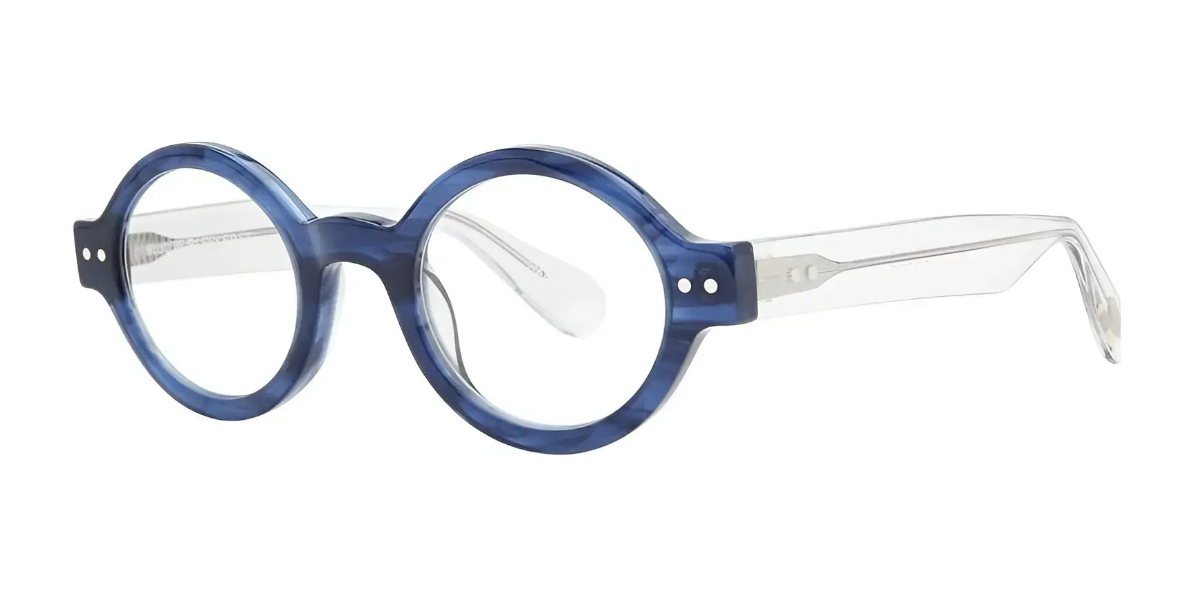 SCOJO BLEEKER ST. Eyeglasses Navy Horn / Crystal SCOJO BLEEKER ST. Eyeglasses Navy Horn / Crystal