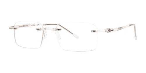 SCOJO RECTANGLE Eyeglasses / Size 50 / Crystal / +1.5