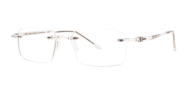 SCOJO RECTANGLE Eyeglasses | Size 50 / Crystal / +1.5