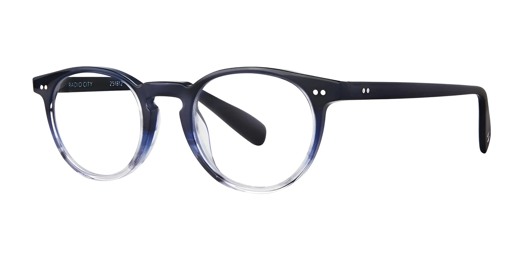 SCOJO RADIO CITY Eyeglasses Blue Horn Fade SCOJO RADIO CITY Eyeglasses Blue Horn Fade