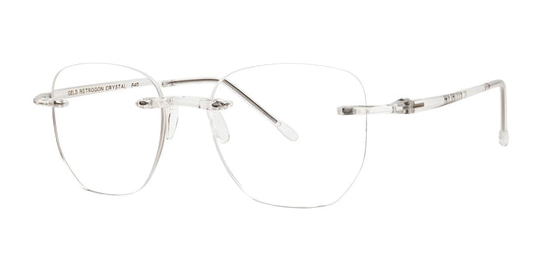 SCOJO RETROGON Eyeglasses | Size 49 / Crystal / +1.0