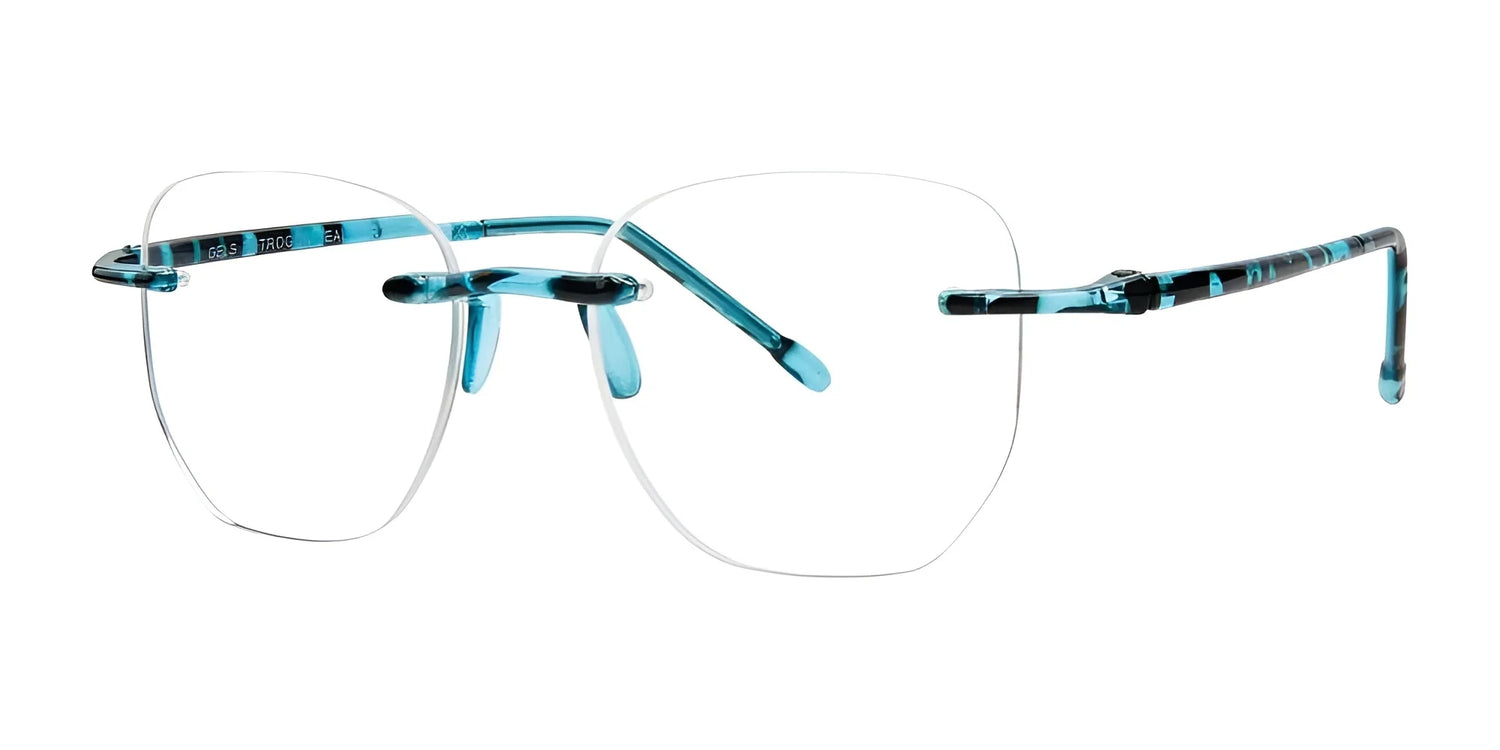 SCOJO RETROGON Eyeglasses Teal Tortoise SCOJO RETROGON Eyeglasses Teal Tortoise