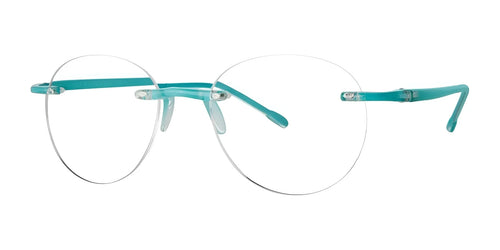 SCOJO ROUND Eyeglasses / Size 48 / Aqua / +1.25