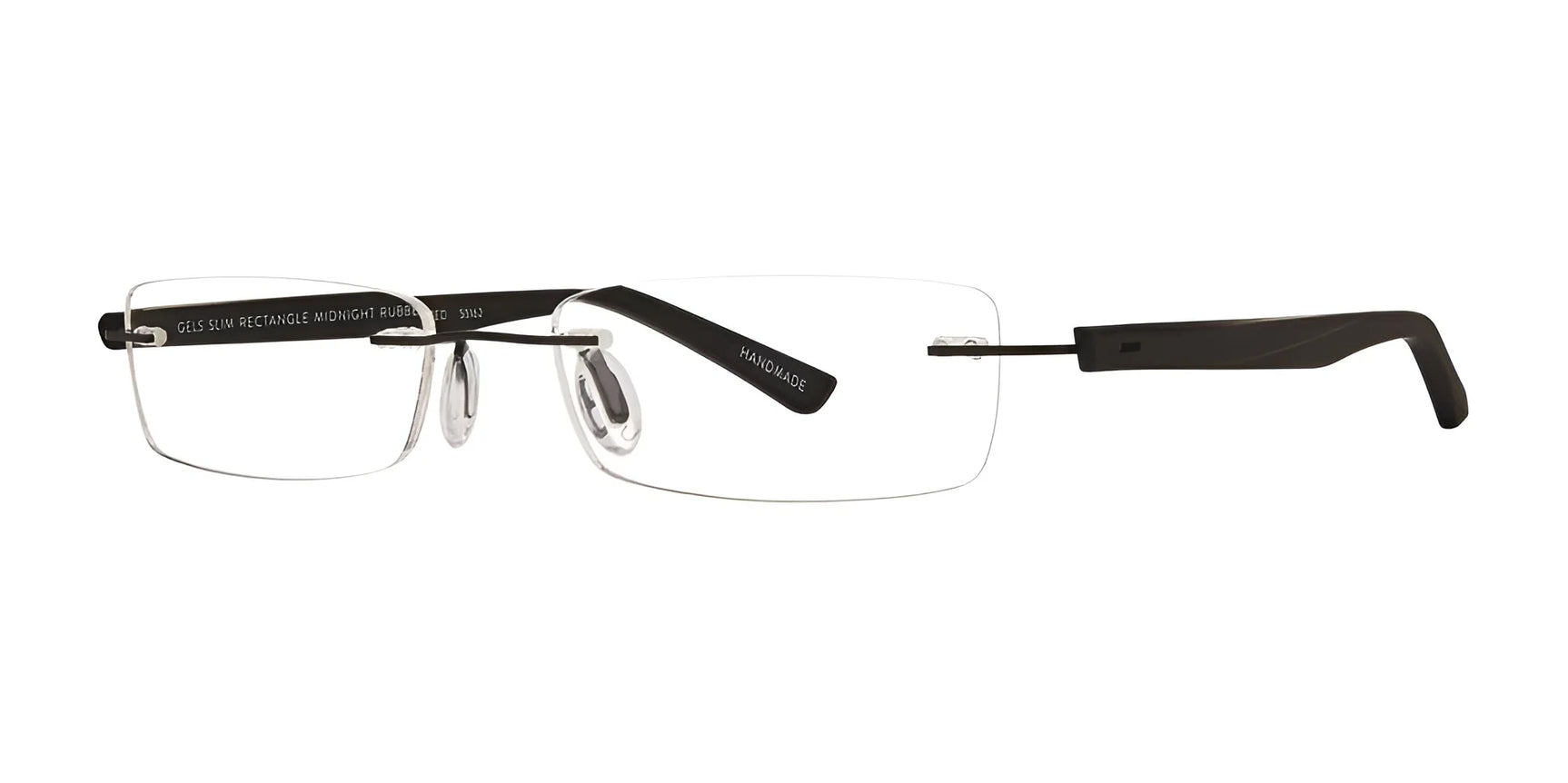 SCOJO SLIM RECTANGLE Eyeglasses Midnight Rubber Coated SCOJO SLIM RECTANGLE Eyeglasses Midnight Rubber Coated
