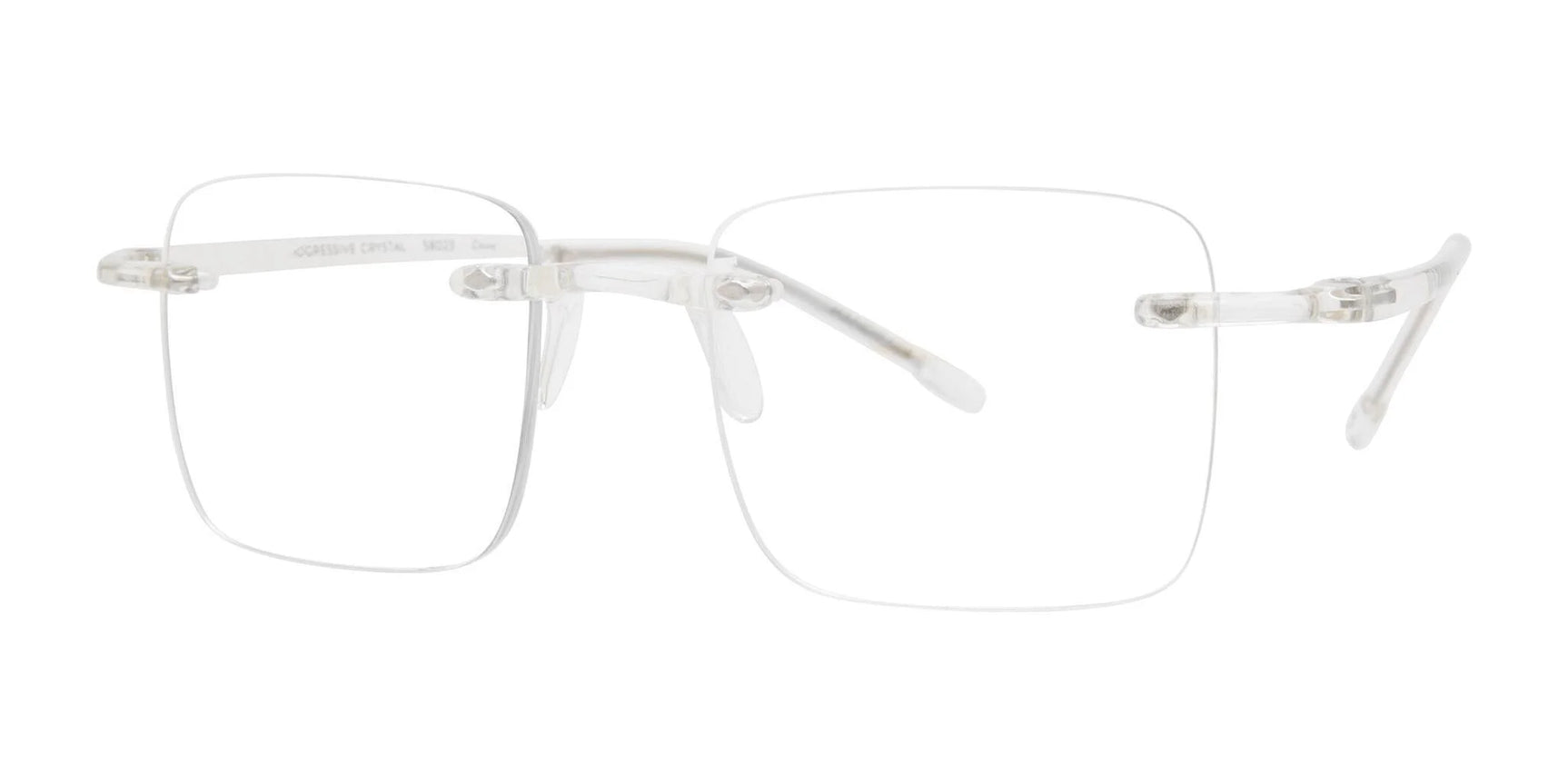 SCOJO SQUARE PROGRESS Eyeglasses Crystal SCOJO SQUARE PROGRESS Eyeglasses Crystal