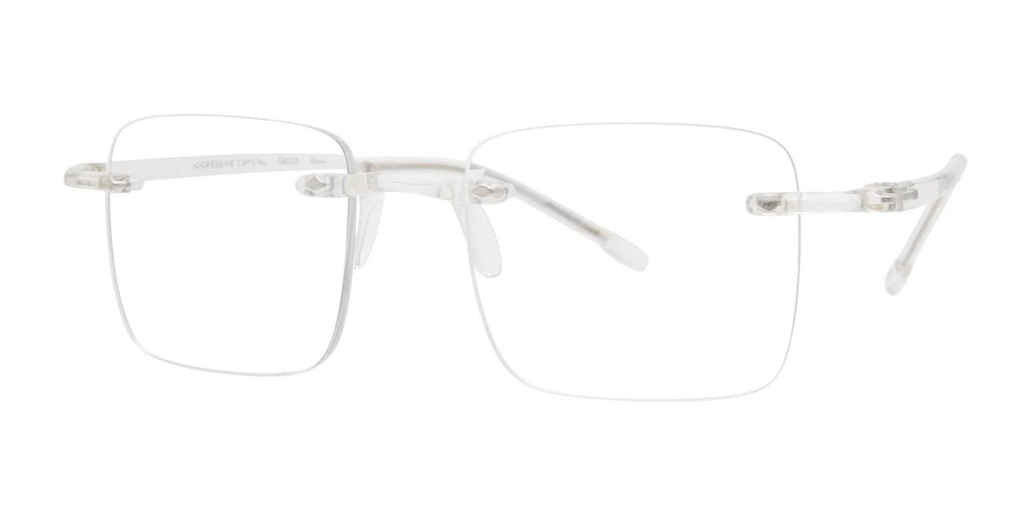 SCOJO SQUARE PROGRESS Eyeglasses Crystal SCOJO SQUARE PROGRESS Eyeglasses Crystal