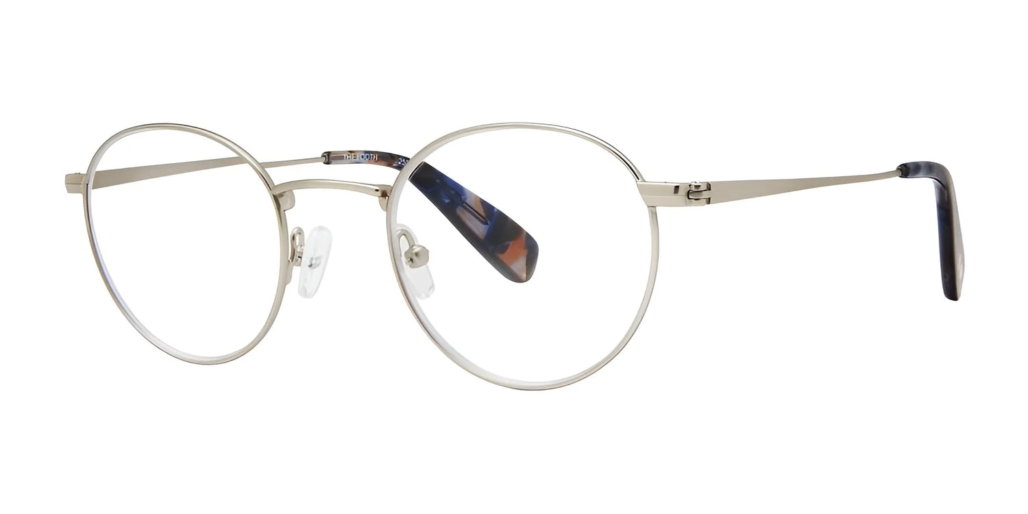 SCOJO THE BOOTH Eyeglasses Brushed Silver SCOJO THE BOOTH Eyeglasses Brushed Silver