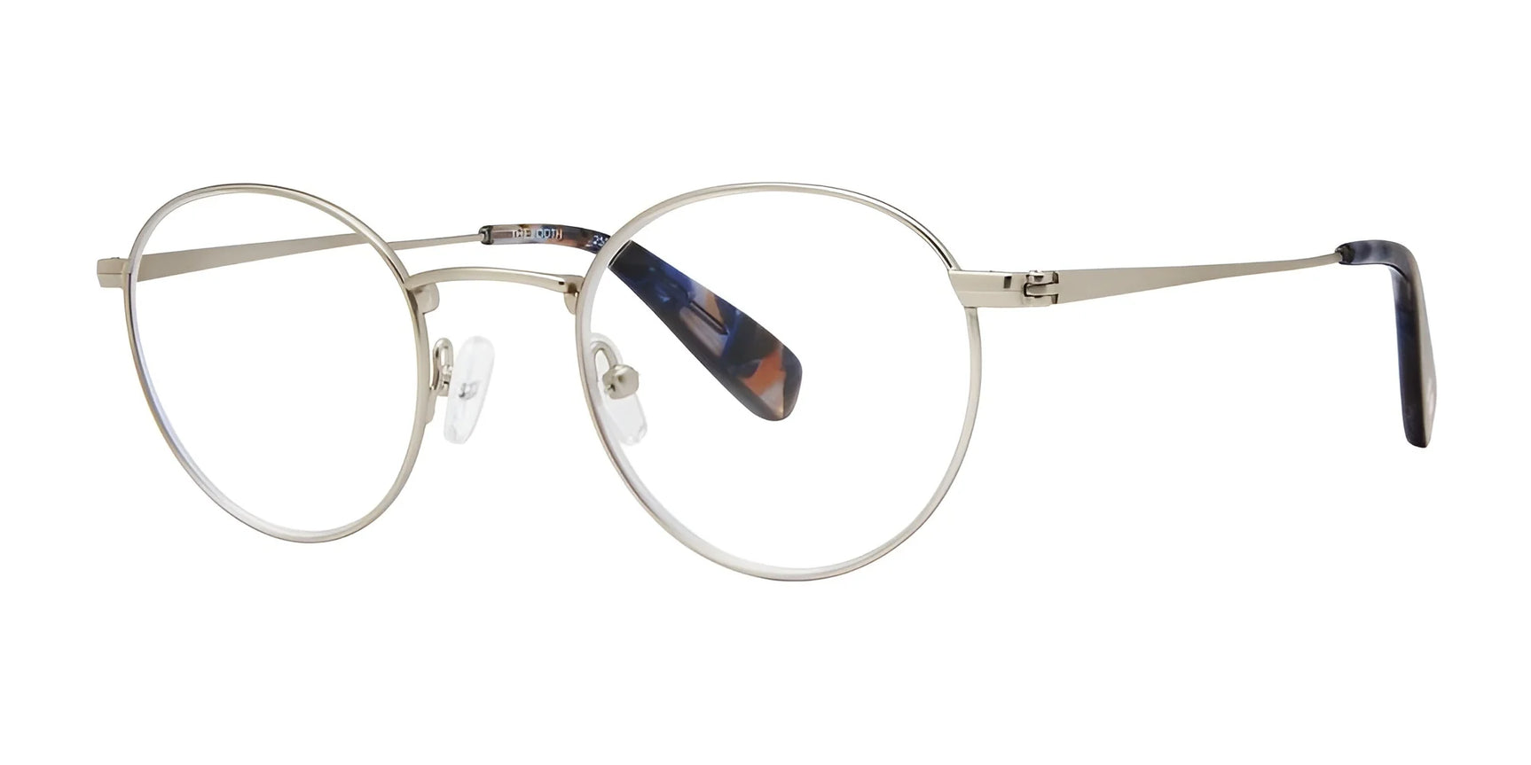 SCOJO THE BOOTH Eyeglasses Brushed Silver SCOJO THE BOOTH Eyeglasses Brushed Silver