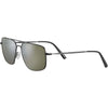 Serengeti AGOSTINO Sunglasses / Matte Black / Mineral Polarized 555nm Blue Cat 2 to 3 / Size 61