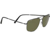 Serengeti AGOSTINO Sunglasses / Shiny Dark Gunmetal / Mineral Polarized 555nm Cat 3 to 3 / Size 61