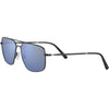Serengeti AGOSTINO Sunglasses / Matte Black / Mineral Polarized 555nm Blue Cat 2 to 3 / Size 61