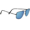 Serengeti AGOSTINO Sunglasses / Matte Black / Mineral Polarized 555nm Blue Cat 2 to 3 / Size 61