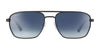 Serengeti ANSEL Sunglasses | Size 60 / Matte Black / Mineral Polarized Blue Gradient Cat 2 to 3