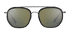 Serengeti BORON Sunglasses | Size 56 / Shiny Dark Gunmetal Black Shiny Acetate / Mineral Polarized 555nm Cat 3 to 3