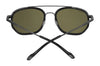 Serengeti BORON Sunglasses | Size 56 / Shiny Dark Gunmetal Black Shiny Acetate / Mineral Polarized 555nm Cat 3 to 3
