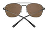 Serengeti CARROLL L Sunglasses | Size 58 / Matte Dark Gunmetal / Mineral Polarized Drivers Cat 2 to 3