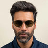 Serengeti CARROLL Sunglasses | Size 53 / Shiny Light Gold / Mineral Non Polarized 555nm Cat 2 to 3