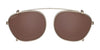 Serengeti EGON S Clip-On Sunglasses / Shiny Light Gold / Mineral Polarized Drivers Cat 2 to 3