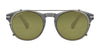 Serengeti LOREN S Clip-On Sunglasses / Gunmetal Shiny / Mineral Polarized 555nm Blue Cat 2 to 3