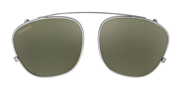 Serengeti MILES Clip-On Sunglasses / Gunmetal Shiny / Mineral Polarized 555nm Cat 3 to 3