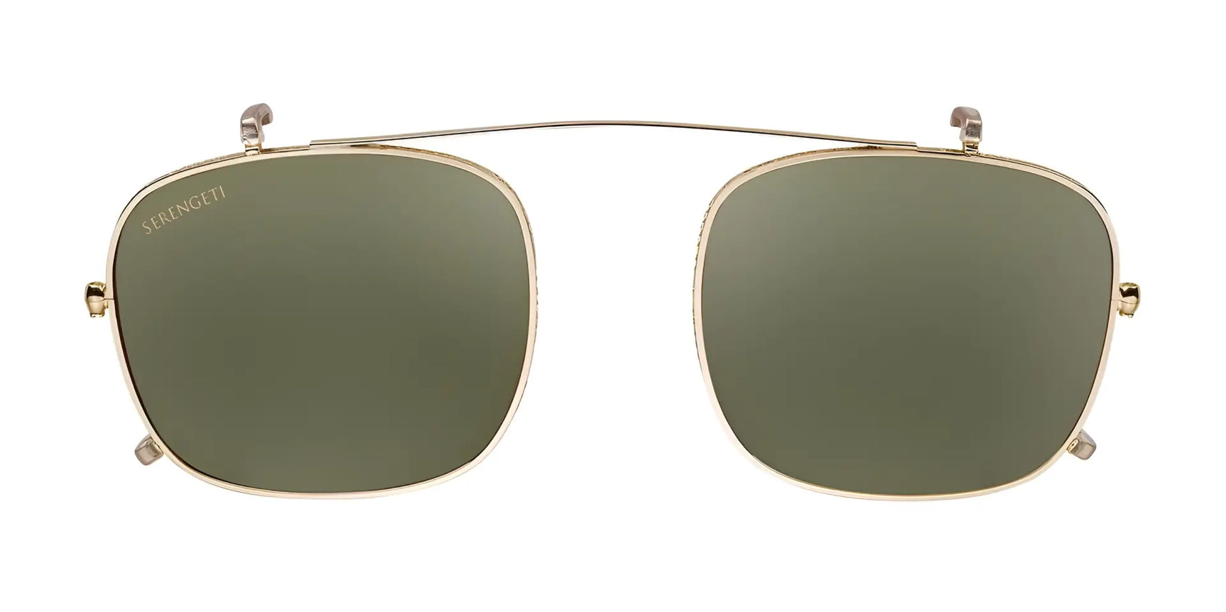 Serengeti NELSON Clip-On Sunglasses Shiny Light Gold / Mineral Polarized 555nm Cat 3 to 3 Serengeti NELSON Clip-On Sunglasses Shiny Light Gold / Mineral Polarized 555nm Cat 3 to 3