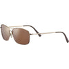 Serengeti CORLEONE Sunglasses / Matte Soft Gold / Mineral Polarized Drivers Gold Cat 3 to 3 / Size 59