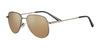Serengeti HAYWOOD S Sunglasses | Size 55 / Shiny Light Gold / Mineral Non Polarized 555nm Cat 2 to 3