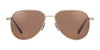 Serengeti HAYWOOD S Sunglasses | Size 55 / Shiny Light Gold / Mineral Non Polarized 555nm Cat 2 to 3