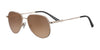 Serengeti HAYWOOD S Sunglasses | Size 55 / Shiny Light Gold / Mineral Non Polarized 555nm Cat 2 to 3