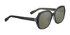 Serengeti HAYWORTH Sunglasses | Size 54 / Shiny Black Transparent Layer / Mineral Non Polarized 555nm Cat 2 to 3