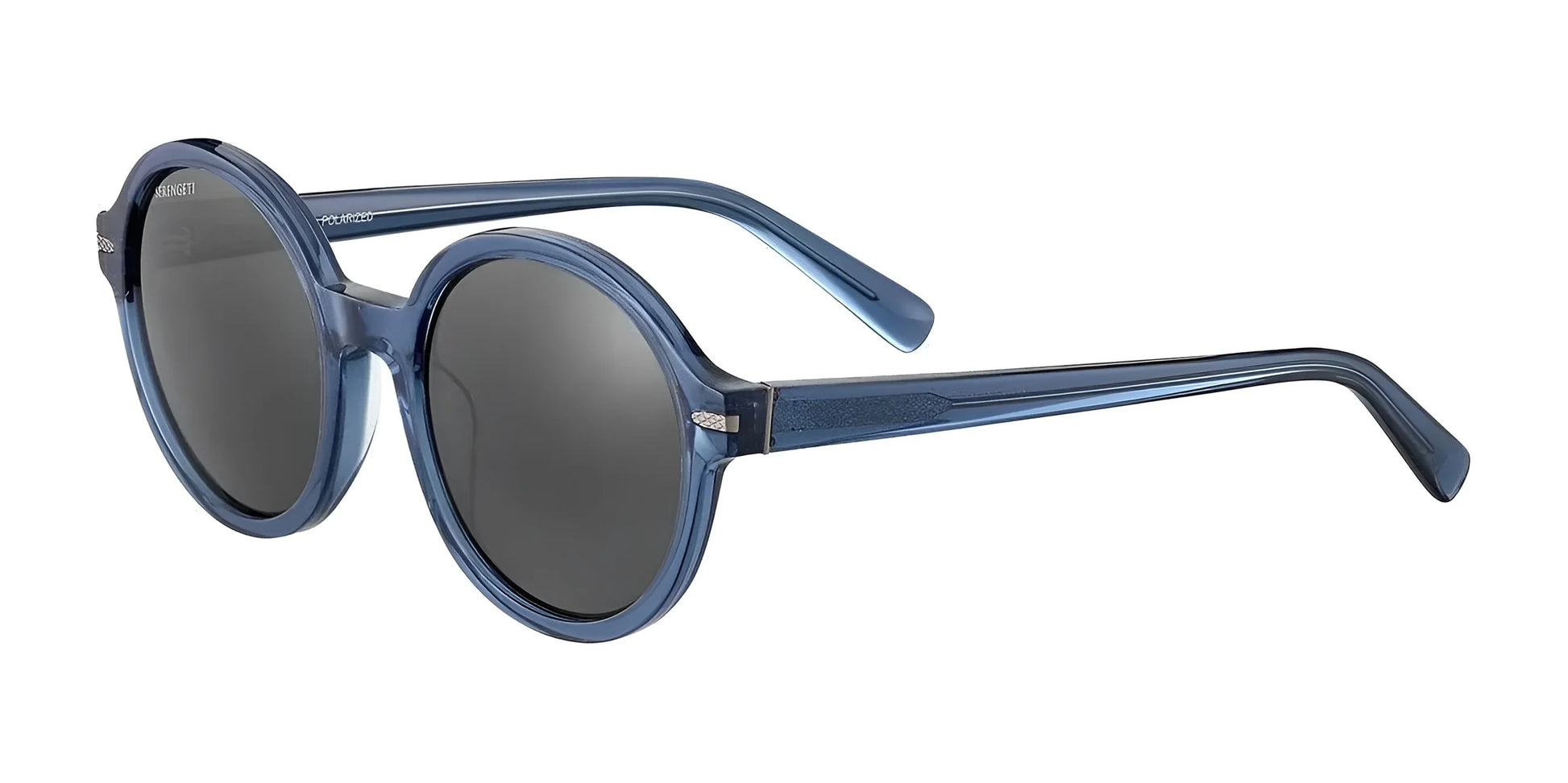 Serengeti JOAN Sunglasses Shiny Crystal Fed Blue / Mineral Polarized Smoke Cat 2 to 3