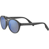 Serengeti LEANDRO Sunglasses / Matte Dark Gray with Matte Dark Gunmetal Metal Insert / Mineral Polarized 555nm Blue Cat 2 to 3 / Size 53
