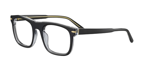 Serengeti NELSON Eyeglasses / Size 52 / Shiny Black Transparent Layer