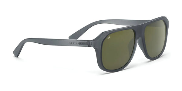 Serengeti OATMAN Sunglasses | Size 57 / Rubberised Grey / Saturn 555nm Cat 2 to 3