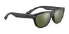 Serengeti PANCHO Sunglasses | Size 57 / Matte Black / Mineral Polarized 555nm Cat 3 to 3