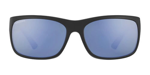 Serengeti PISTOIA Sunglasses / Size 64 / Black Matte / Mineral Polarized 555nm Blue Cat 2 to 3