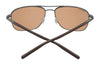 Serengeti SPELLO Sunglasses | Size 58 / Gunmetal Shiny / Mineral Polarized 555nm Cat 3 to 3