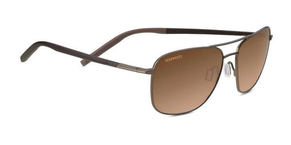 Serengeti SPELLO Sunglasses | Size 58 / Gunmetal Shiny / Mineral Polarized 555nm Cat 3 to 3