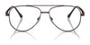 Sferoflex SF2297 Eyeglasses / Shiny Dark Brown №441 / Size 55