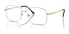 Sferoflex SF2298 Eyeglasses / Shiny Chrome With Gold Part №131 / Size 53